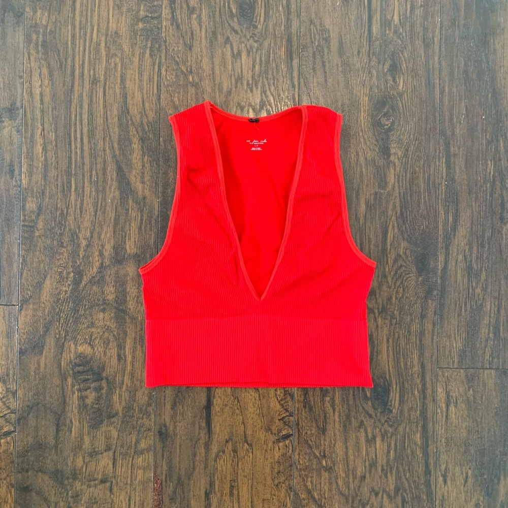 Red UO Out From Under Hailey Tank/Bra Top